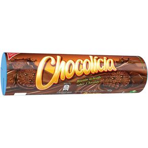 Biscoito Chocolicia Recheado Chocolate - 132Gr 143Gr