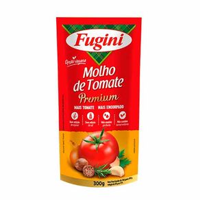 Molho Tomate Fugini Premium Sache  - 300Gr