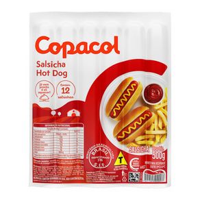 Salsicha Hot Dog Resf Copacol - 500Gr