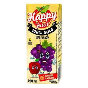 Suco Happy Fruit Uva - 200Ml