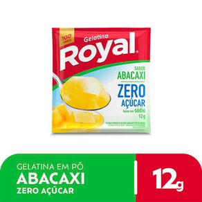 Gelatina Royal Zero Abacaxi - 12X12gr
