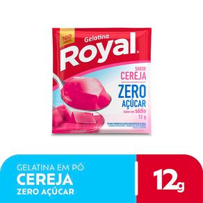 Gelatina Royal Zero Cereja - 12X12gr