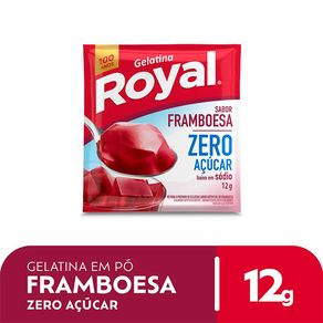 Gelatina Royal Zero Franboesa 12X12gr