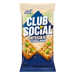 Biscoito Club Social Integral Cebolinha - 6X24gr