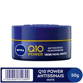 Creme Facial Nivea Q10 Antissinais Hidrat Noturno - 50Gr