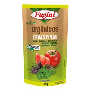 Molho Tomate Fugini Organico Erv Finas  - 300Gr