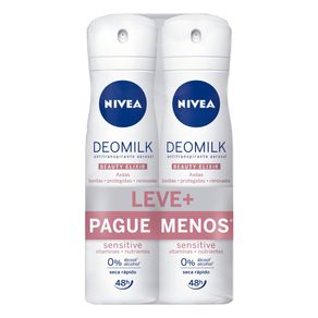 Desodorante Aerosol Nivea Duopack Deo Milk- 2X150ml