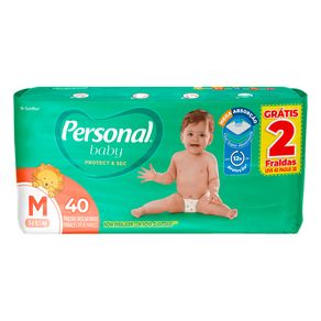 Fralda Personal Baby Protec & Sec M - 9Xl40p38 Un