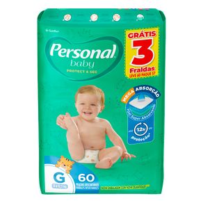 Fralda Personal Baby Protec & Sec G - 4Xl60p57 Un