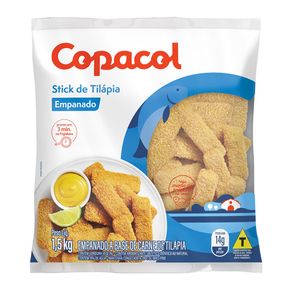 Tirinhas Stick Tilapia Emp Cong Copacol - 1,5Kg