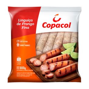 Linguica de Frango Fina Cong Copacol - 800Gr