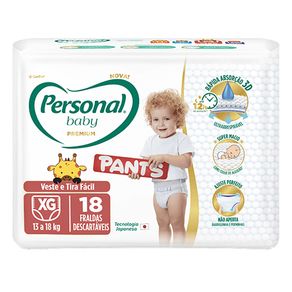 Fralda Personal Baby Jumbo Pants Extra G - 18Un