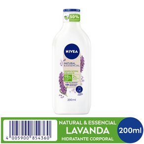 Loçao Hidratante Nivea Natural & Lavanda -200Ml