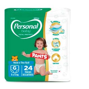 Fralda Personal Baby Jumbo Protect Pants G - 24Un