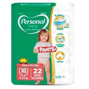 Fralda Personal Baby Jumbo Protect Pants Ext G - 22Un