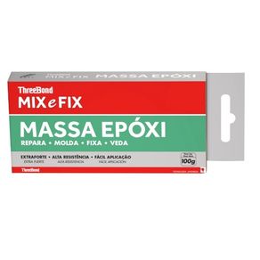 Cola Epoxi Massa Mix Fix Threebond - 100Gr