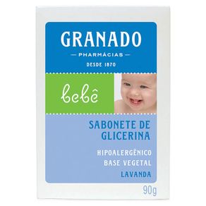 Sabonete Glicerina Bebe Lavanda - 90G