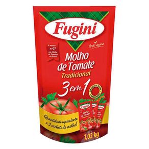 Molho Tomate Fugini Tradicional Stand Up  - 1,02Kg