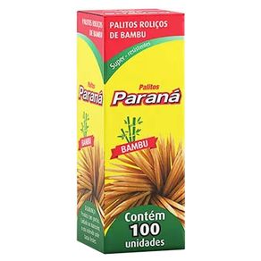 Palito Dente Bambu Parana - 25X100un