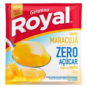 Gelatina Royal Zero Maracuja 12X12gr
