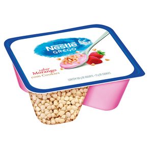Iogurte Nestle Grego Morango + Cookie (1+1)   - 112Gr