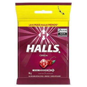 Halls Bag Cereja - 3X27,5Gr