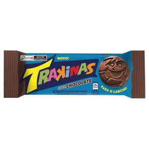 Biscoito Trakinas Chocolate  - 42Gr