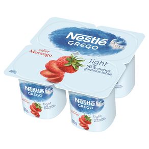 Iogurte Nestle Grego Light Morango  - 360Gr