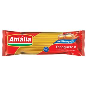 Macarrão Espaguete 8 Sta Amalia com Ovos  - 500Gr