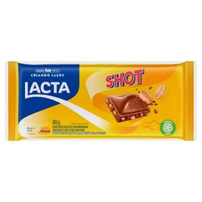 Chocolate Lacta Tabua Shot - 17X80gr