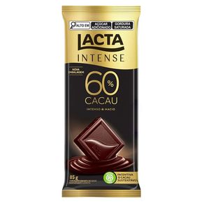 Chocolate Lacta Intense 60% Cacau Origina  - 17X85gr