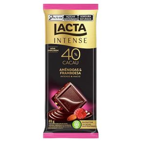 Chocolate Lacta Intense Nuts 40% Amend & Framb 85G