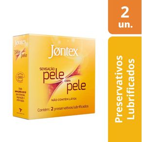 Preservativo Jontex Sensacao Pele com Pele - 2Un