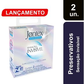 Preservativo Jontex Sensacao Invisivel - 2Un